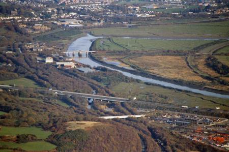 Tennant Canal passing beneath the M4
