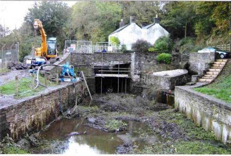 General site layout at the start of the restoration project.