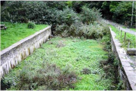 The basin before restoration.