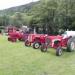 Tractors by the site entrance